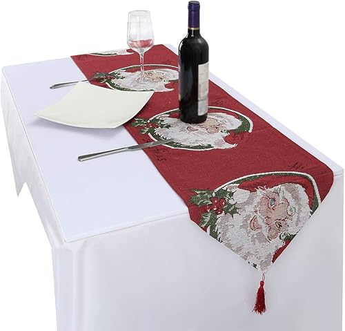 rockcloud Camino de mesa decorativo de algodón de 13 x 67 pulgadas para cenas familiares o reuniones, fiestas en interiores o exteriores