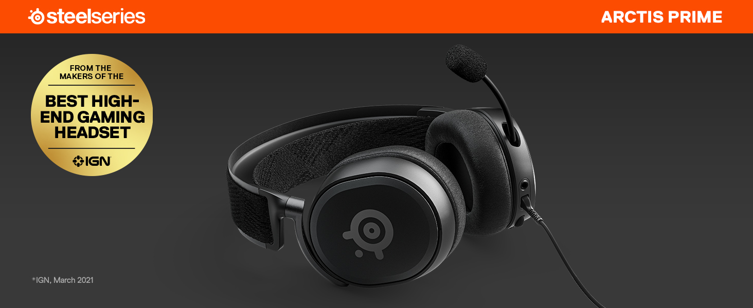 SteelSeries Arctis Prime - Competitive Gaming Headset - High
