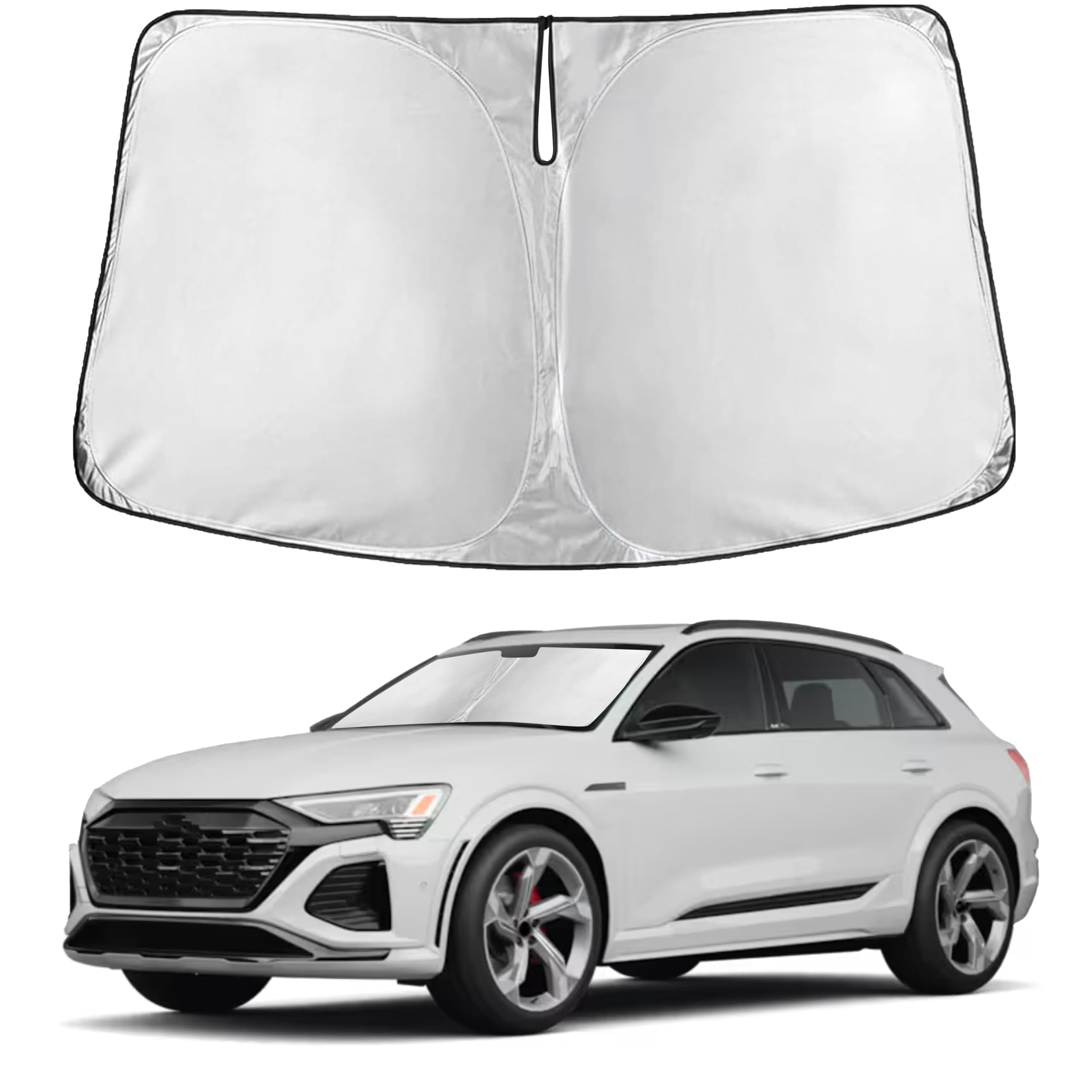 EcoNour Windshield Sunshade Compatible for Audi SQ8 2020-2023 2024 2025