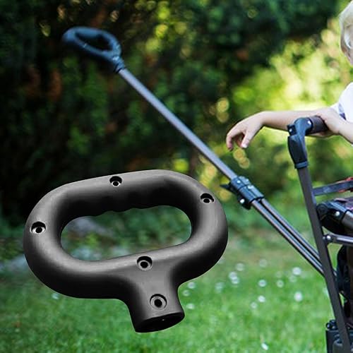 Miniatura 5 de Mango de empuje universal plegable – Mango de repuesto ligero para carretilla de mano con hebilla fija para carrito utilitario, camping y playa