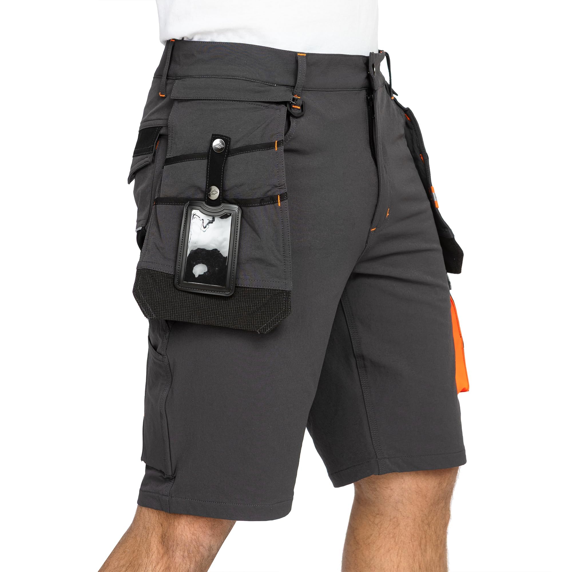 BWOLF Vector Pantalones cortos de trabajo hombre robustos flexibles 90% nailon 10% elastano