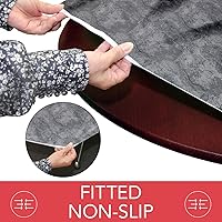 Vista 4 de LAMINET - Almohadilla elástica de borde impreso Elite - Gris mármol - Redonda pequeña - Se adapta a mesas de hasta 44" de diámetro - La máxima