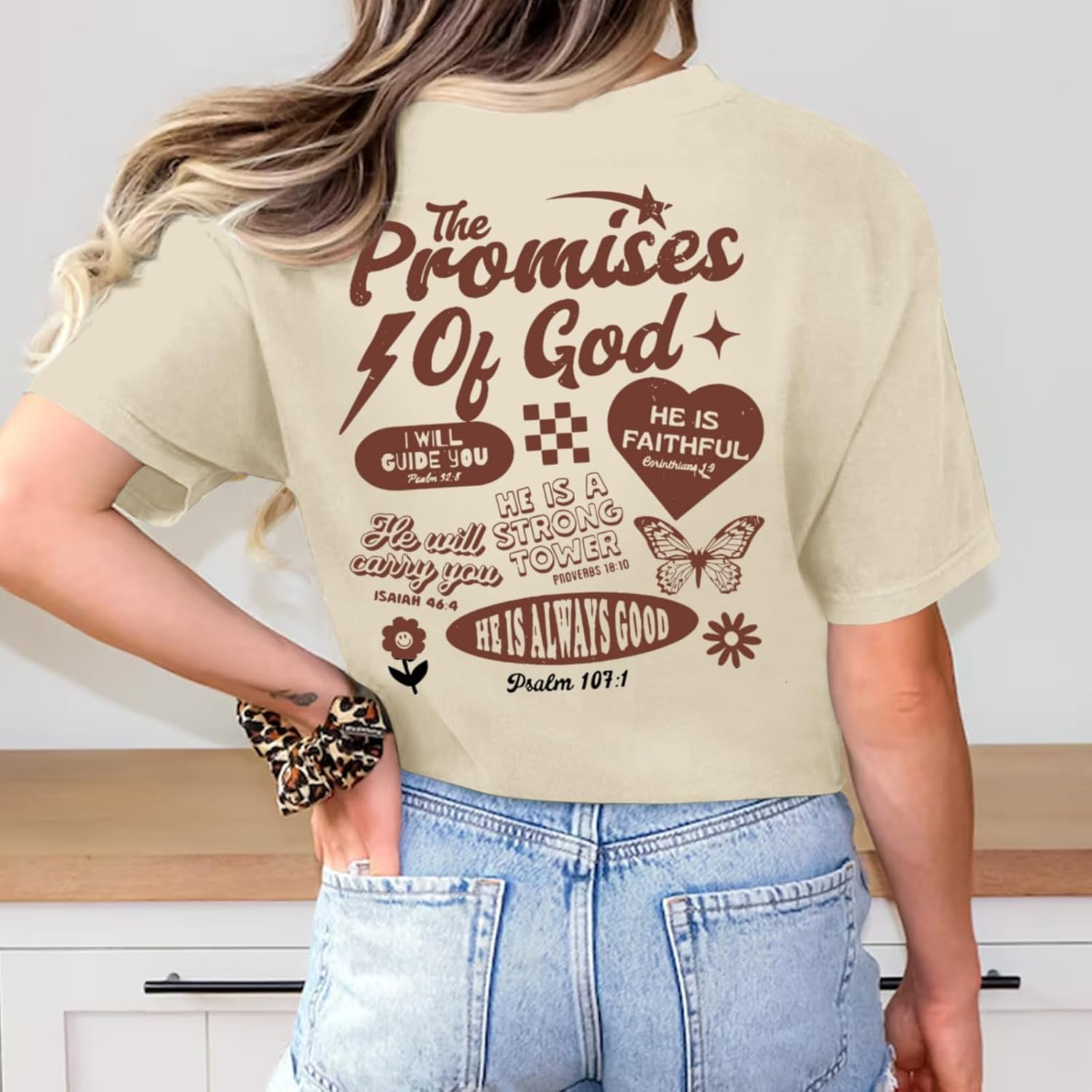 Christian Shirts for Women God is Good Faith Shirt Jesus Bible Verse Religious Tshirt Inspirational Graphic Tees Top - Image 6