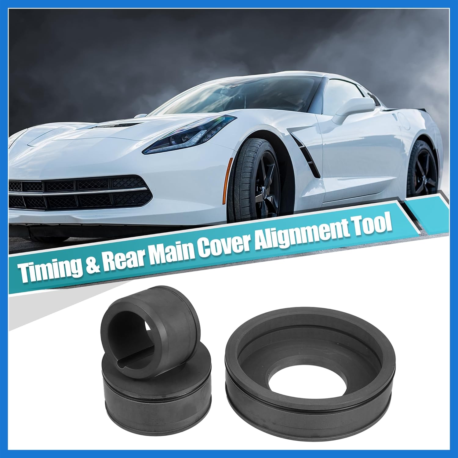 1 Set Timing and Rear Main Cover Alignment Tools and Seal Installer for LS1 LS2 LS3 LS6 LS7 LS9 for LQ4 LQ9 Engine Seal Installer Auto Accessories