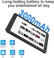 Vista 4 de YQSAVIOR 7 inch Tablet 4GB RAM 32GB ROM Quad-Core Processor Android 14 Tablet PC for Kids, IPS Screen, Dual Camera, WiFi, Bluetooth