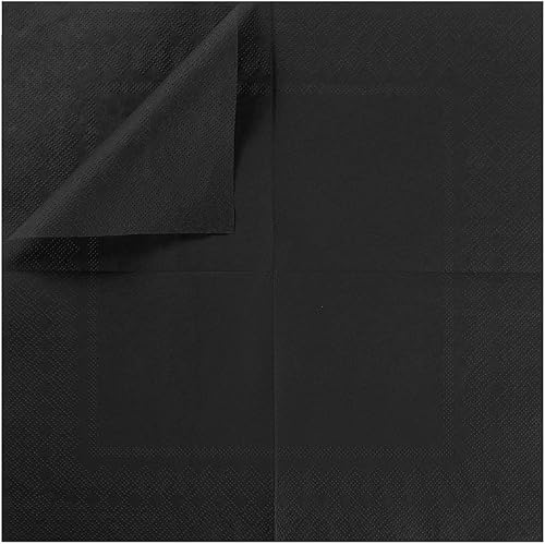 Miniatura 4 de Paquete de 100 servilletas de cóctel de 2 capas plegadas de 5 x 5 pulgadas, servilletas desechables para cenas, bodas, fiestas de cumpleaños, bodas,