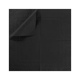 200 Pack Cocktail Napkin 2-Ply Dessert Napkins Folded 5 x 5 Inches Disposable Napkins for Dinner Wedding Birthday Party Bridal Anniversary Reception Event (200, Black)