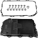 Transmission Oil Pan Filter and Gasket Kit Compatible with Ra~m 1500 2500 3500 & Grand Cherokee & Charger, Challenger, Charger & Chrysle~r 300, 8-Speed Automatic Transmission