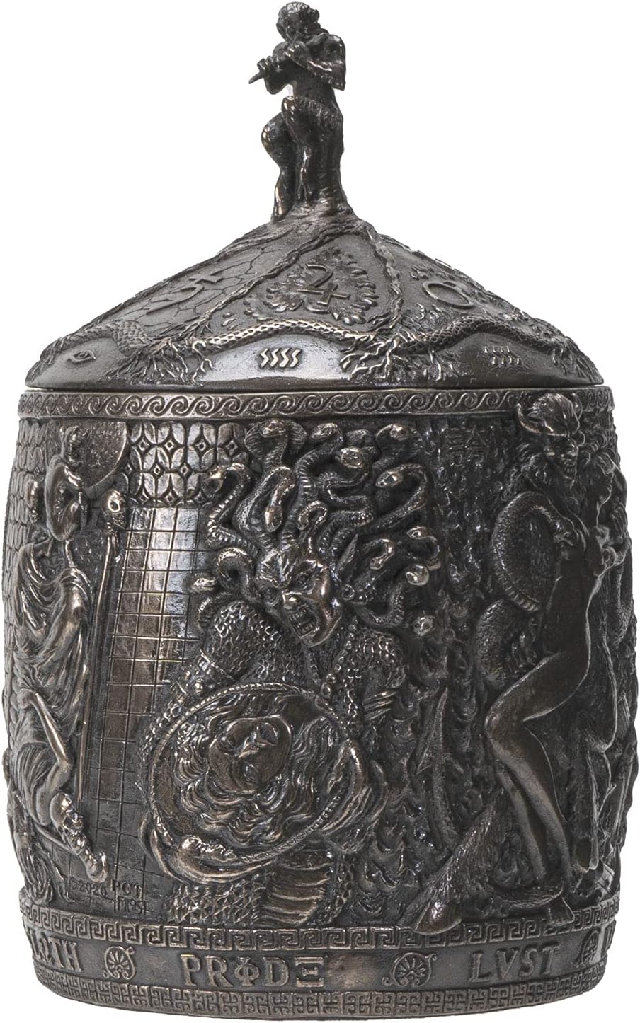 Pacific Giftware Greek Mythology Collection Pandora's Box Polished Bronze Finish Figurine Home Decor