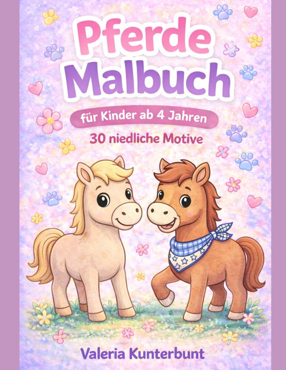 Pferde Malbuch für Kinder ab 4 Jahren: 30 niedliche Pferde & Pony Motive zum Ausmalen – Einfaches Ausmalbuch für Mädchen & Jungen – Perfekt als ... Tiere - Malbücher für Kinder ab 4 Jahren)