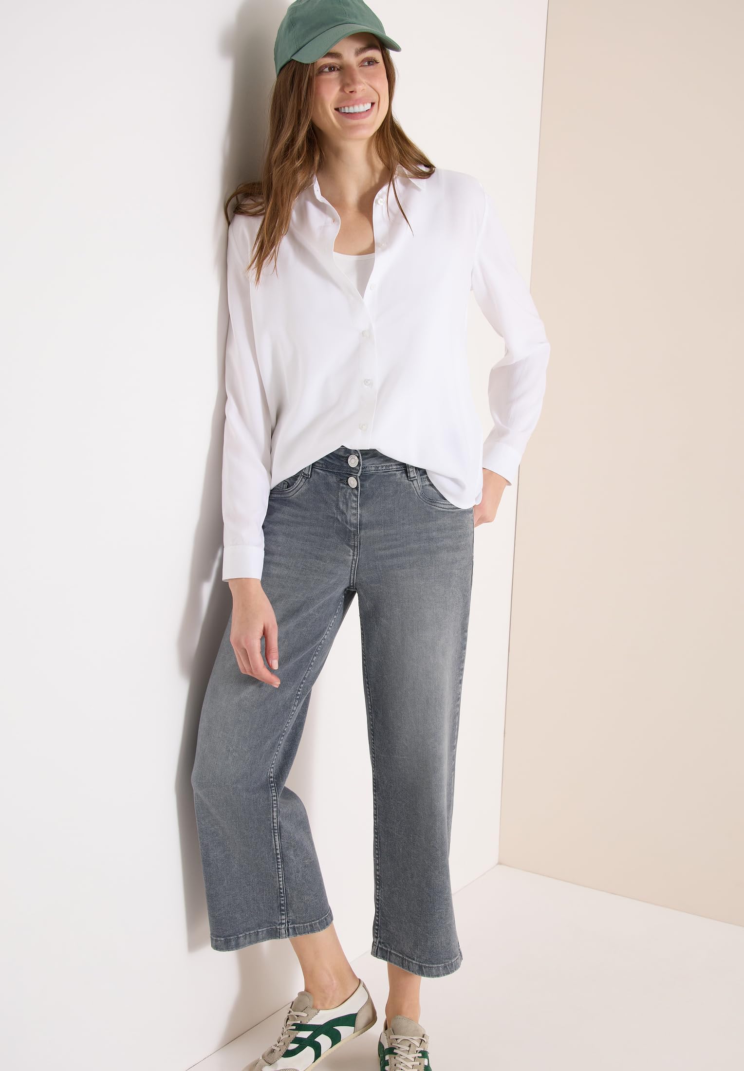 Cecil Damen High Waist Wide Leg Jeans im Loose Fit 3817750