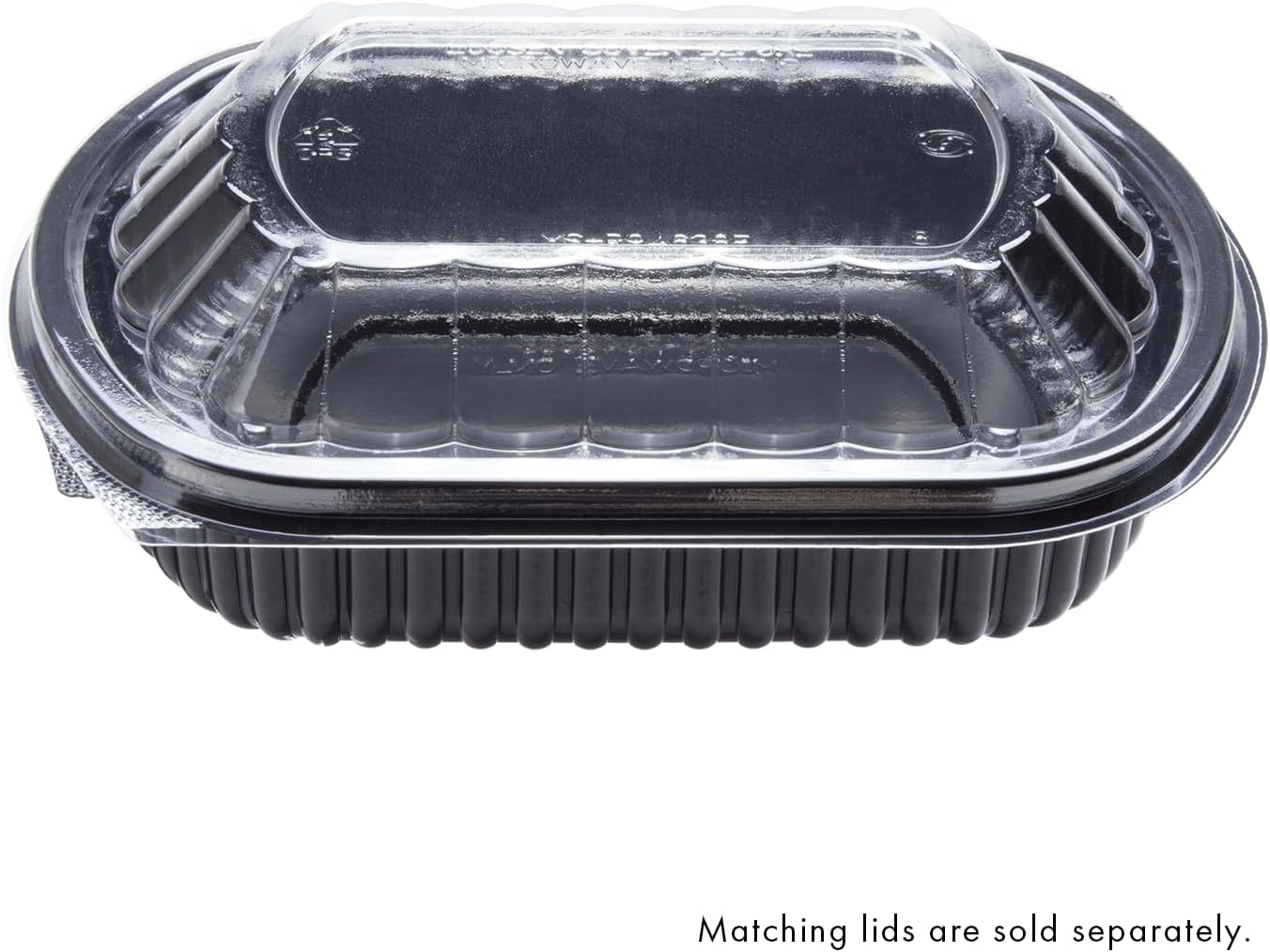 Karat 24oz PP Microwaveable Black Take Out Box (Case of 300)