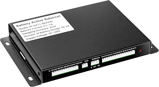 JKBMS 2A Active Balancer 2S24S with Built-in Bluetooth RS485 and Temp Sensor for LiFePO4 Li-ion LTO 20V100V Smart Equalizer Module JK-DZ11-B2A24S