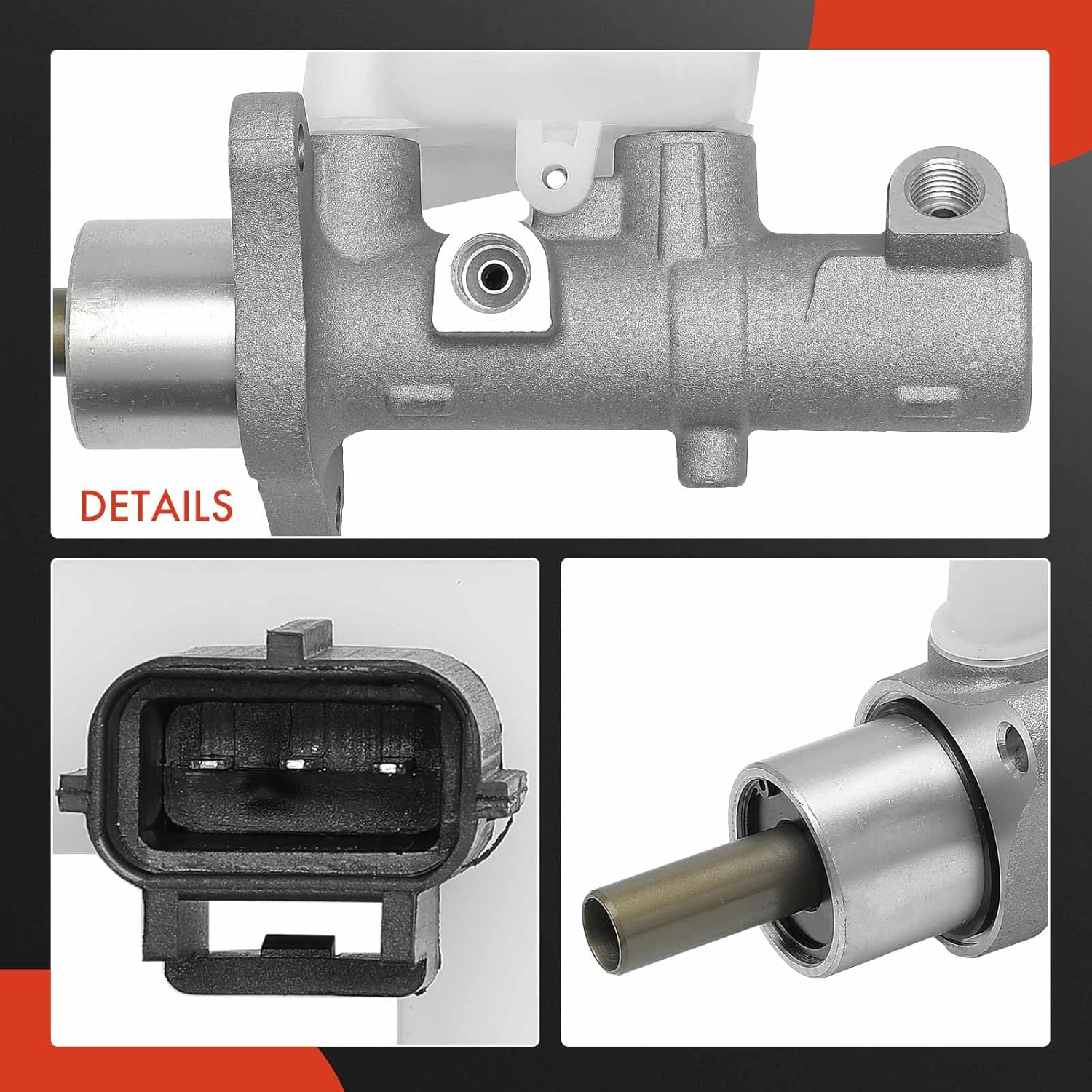 A-Premium Brake Master Cylinder with Reservoir and Sensor Compatible with Ford and Lincoln Vehicles - Explorer, Taurus, Flex, Police Interceptor Sedan, SSV Plug-In Hybrid, MKS, MKT