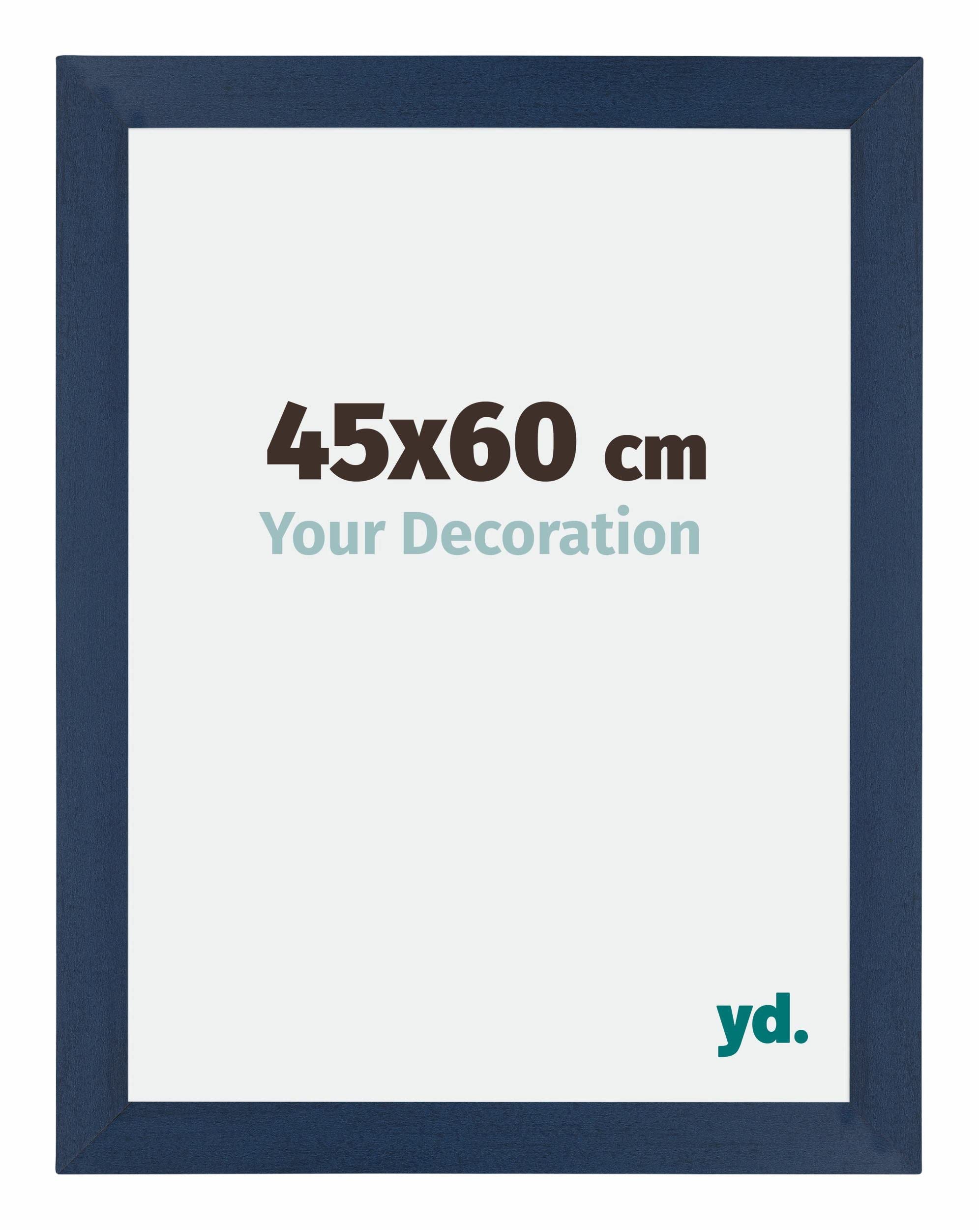 Your Decoration - Puzzle frame 45x60 - Dark Blue Swept - Puzzle frame 500-1000 Pieces - MDF Photoframe - Mura