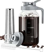 64 oz Mason Jar Pitcher cold brew coffee maker