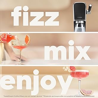 SodaStream Crafted Cocktail Mixers: Non-alcoholic mixers expertly crafted for sparkling cocktails & mocktails, Variety Pack, 11.1 FL OZ (Pack of 3)