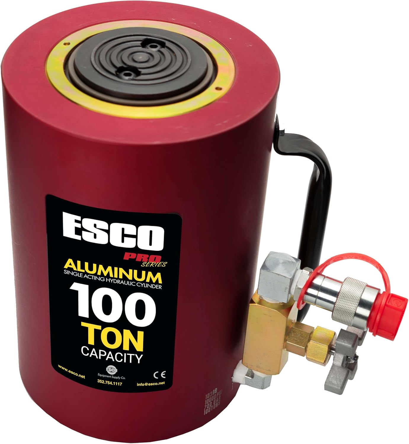 ESCO 100 Ton Pro-Series Lightweight Aluminum Hydraulic Cylinder Jack
