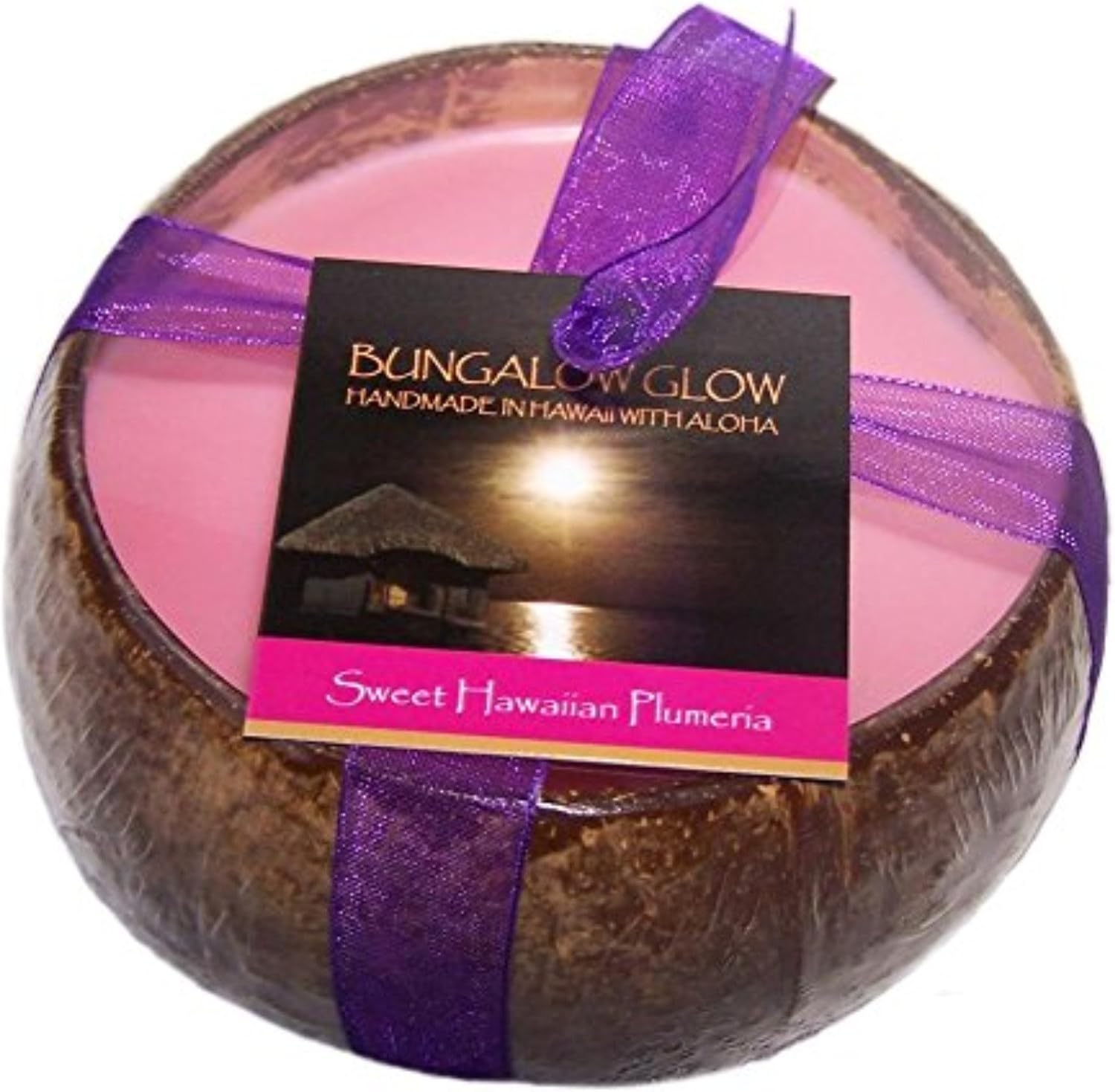Hawaii Bubble Shack Coconut Candle Sweet Plumeria Scented