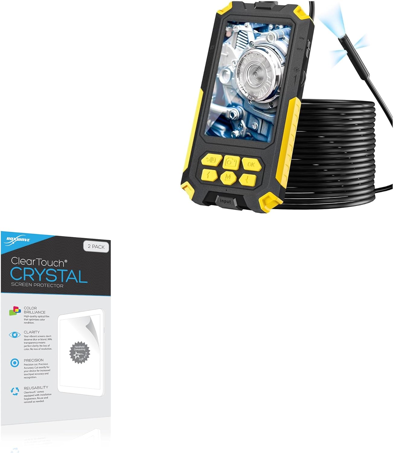 BoxWave Screen Protector Compatible with ADvancore 2 (4.5 in) - ClearTouch Crystal (2-Pack), HD Film Skin - Shields from Scratches