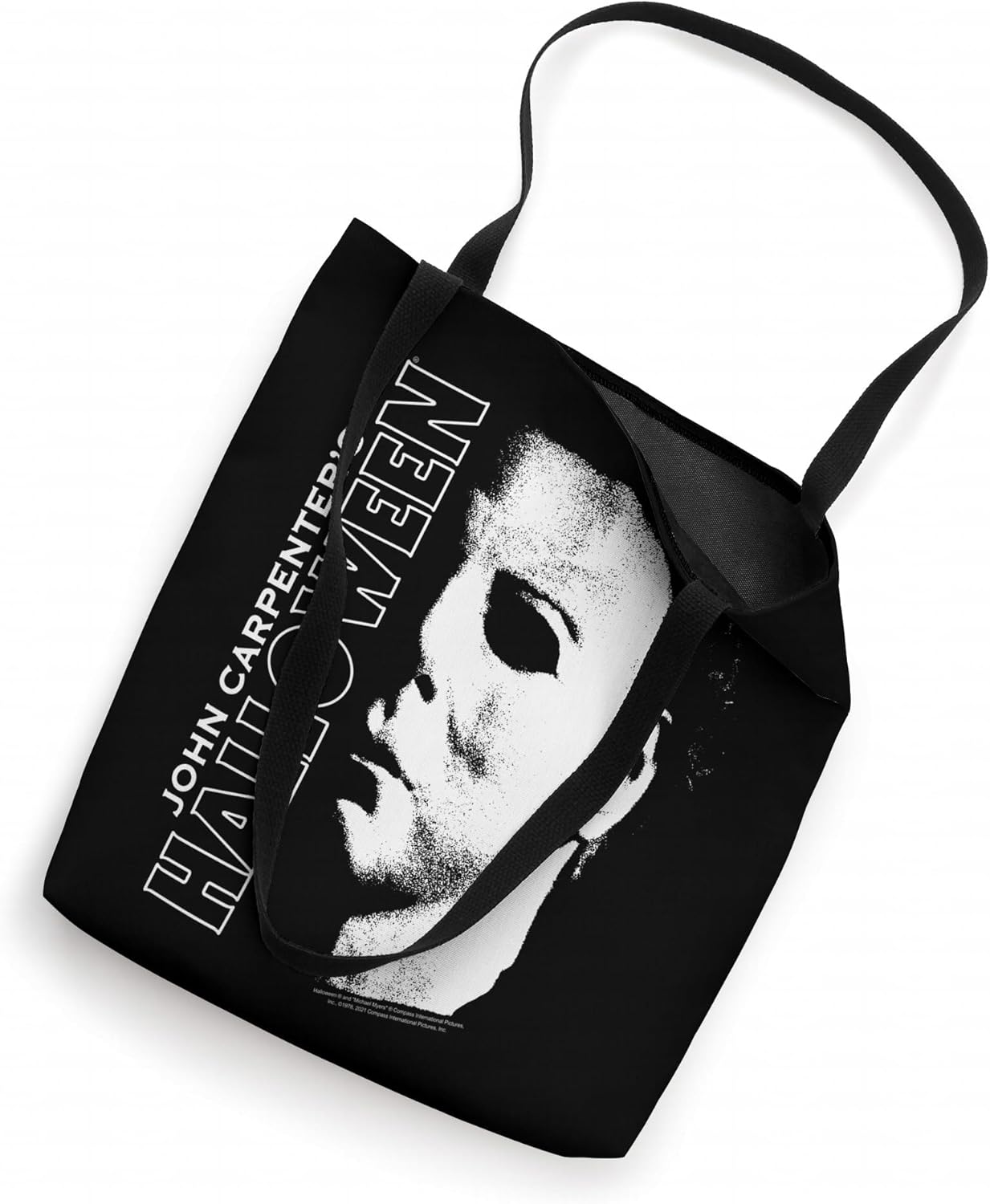 Halloween Michael Myers Large Face Tote Bag