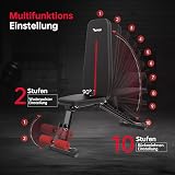 PASYOU Banc Musculation Pliable 10 Directions Réglables à 90° Verticalement Multifonctionnel Banc de Musculation pour un Entraînement Complet du Corps Banc Abdominaux - 2