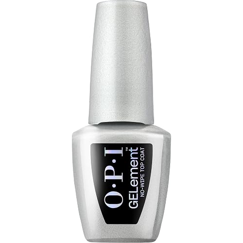 Nail Top coat - OPI GELement LED Cure Gel Nail Polish System | DIY Salon Quality | Assorted Colors, Base & Top Coat | LED Curing Lamp | Starter Kit + Prep Supplies | Sold Separately | Vegan | Soak Off Removal - Gel Base & Top Coat - Top Coat | Clear