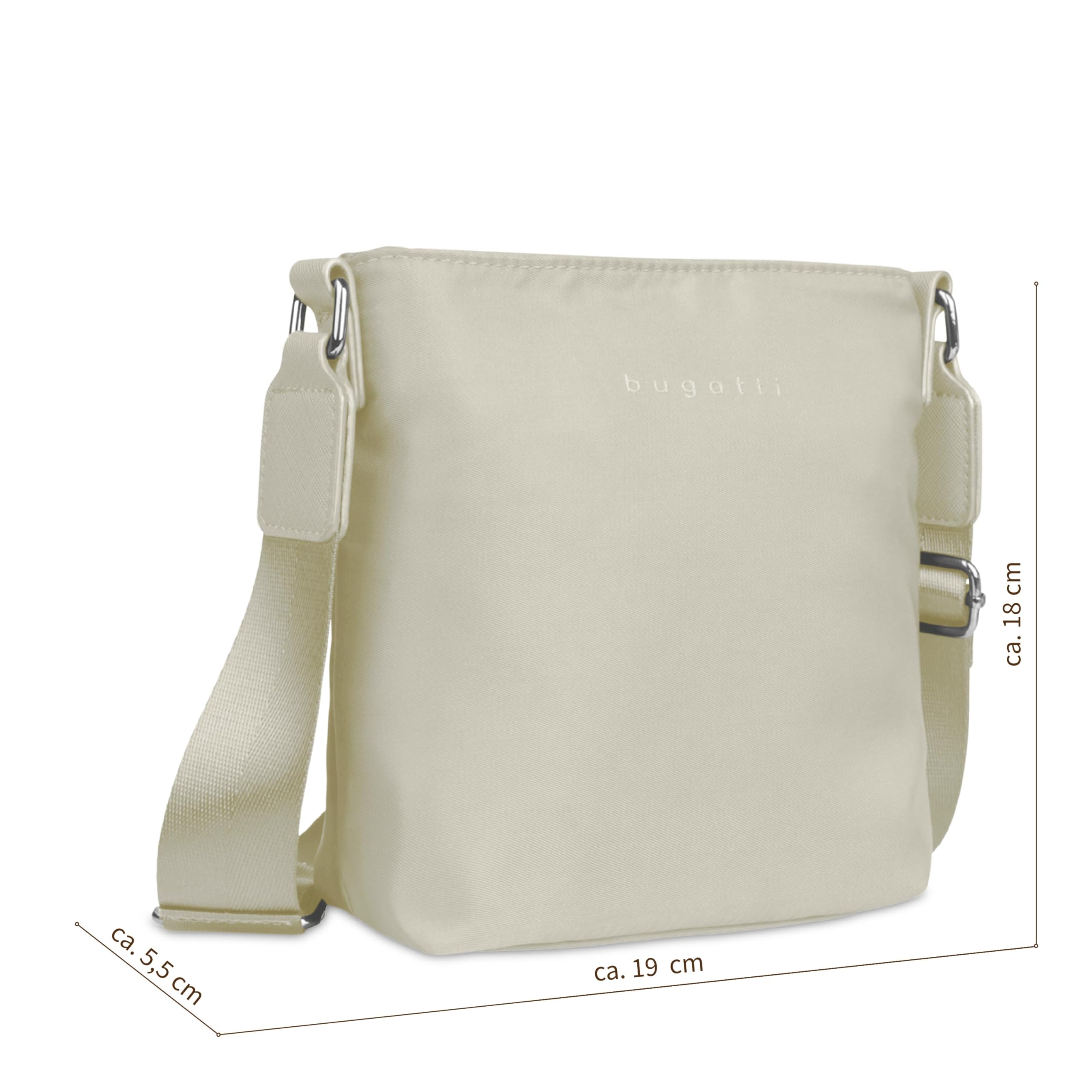 bugatti Mare 1.0 kleine Schultertasche für Damen, leichte Mini-Umhängetasche