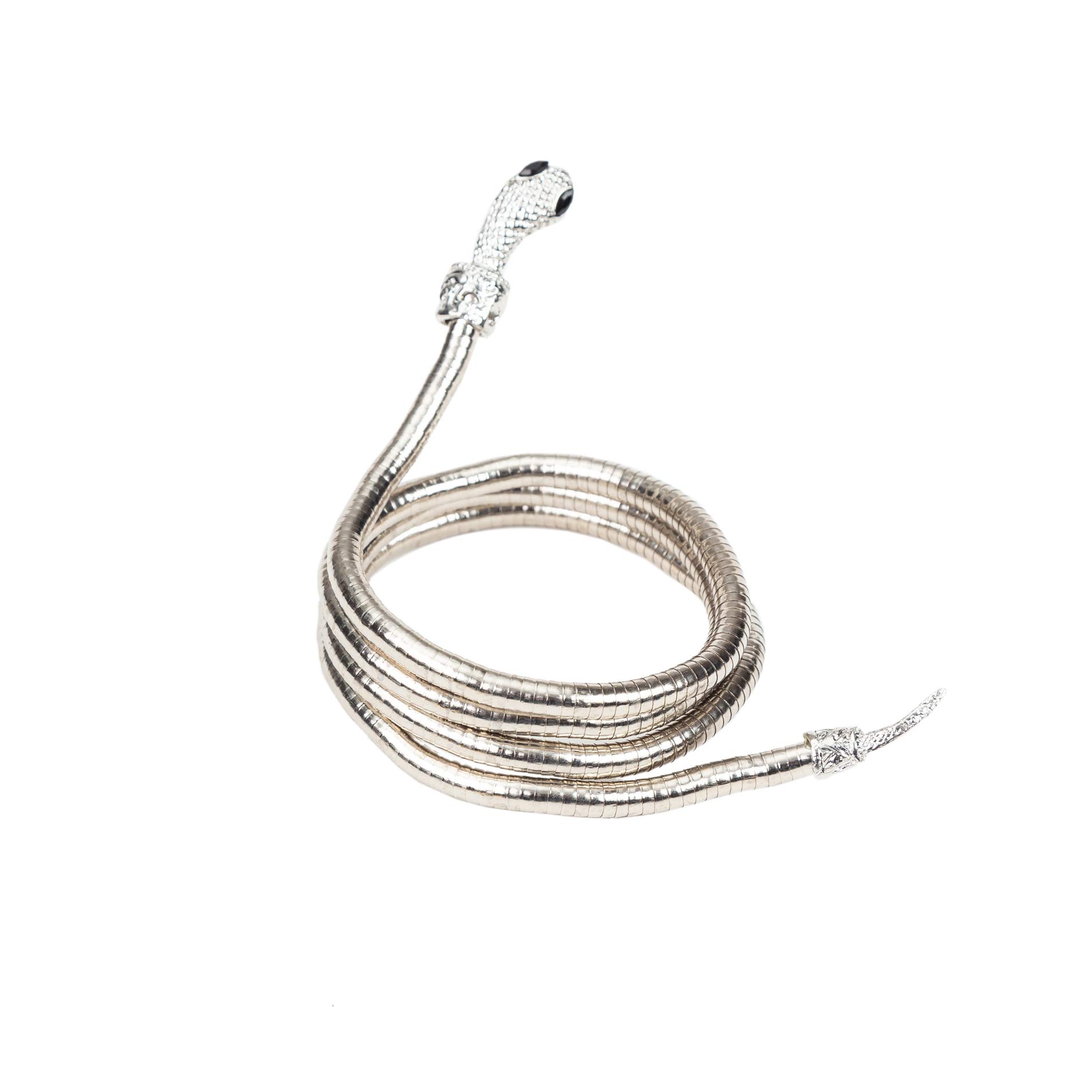 HOPEANTHOPEANT Flexible Bendable Snake Bracelet Wrap Bangle Twistable Adjustable Neck Collar Choker Necklace Waistband