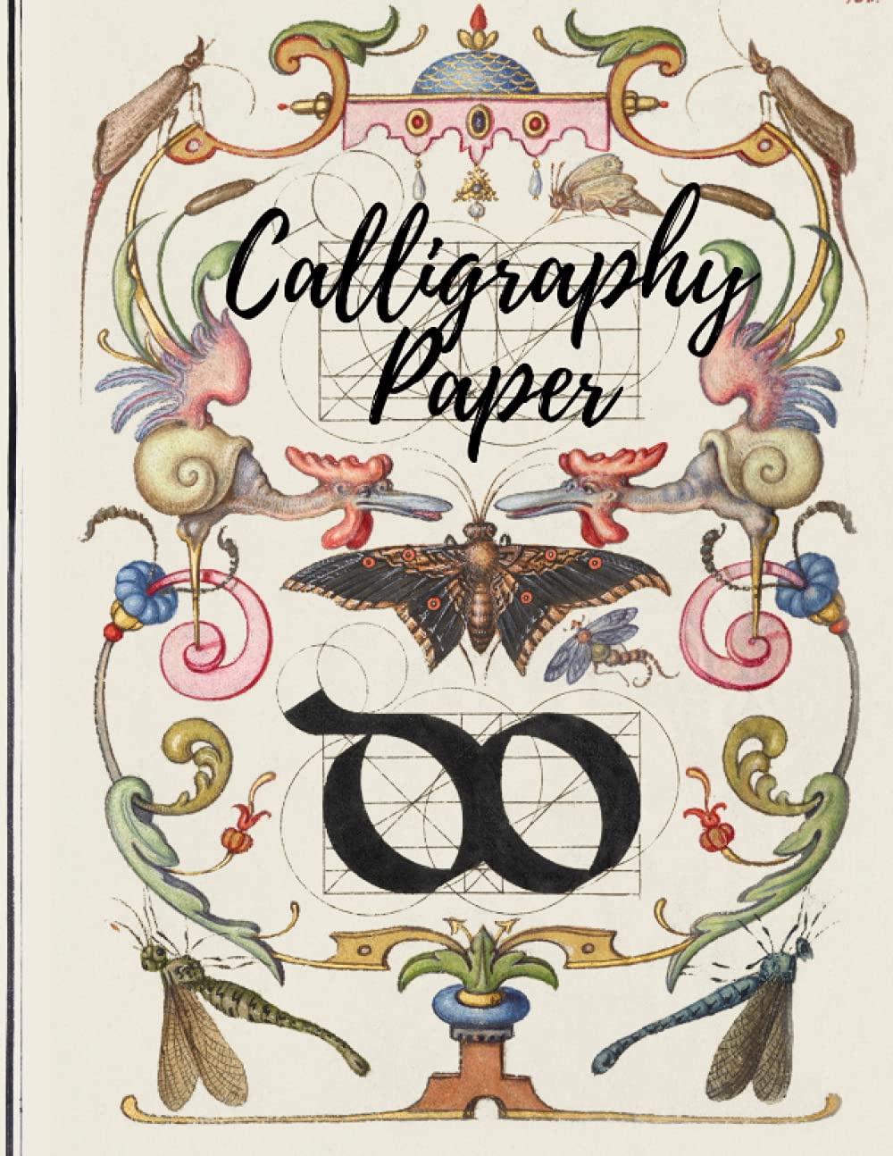 Calligraphy Paper: Practice sheets to perfect your fancy handwriting skills