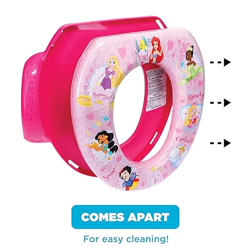 Miniatura 4 de Disney Princess "Loving Life" Soft Potty Seat and Potty Training Seat - Soft Cushion, Baby Potty Training, Safe, Easy to Clean