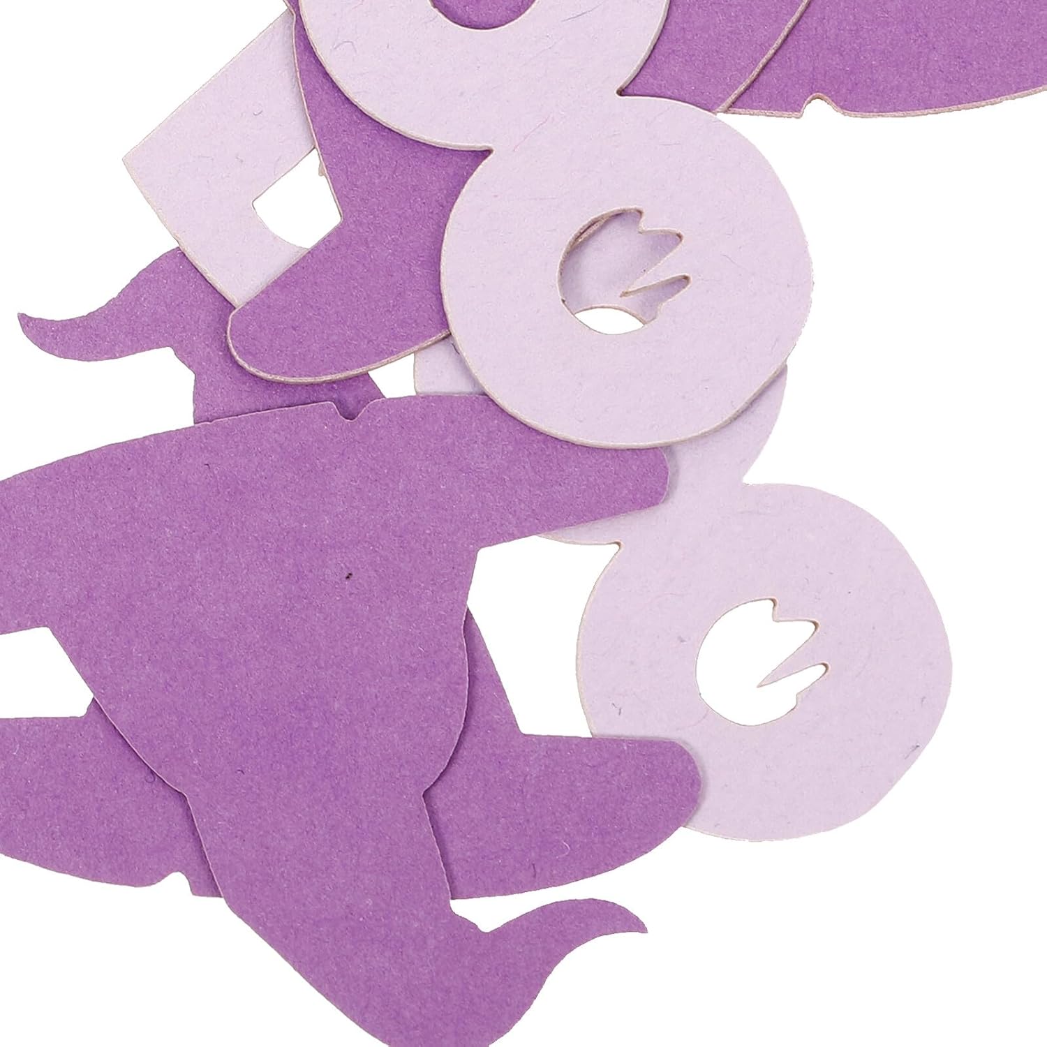 Operitacx Halloween Witch Hat Ghost Confetti 100pcs Purple Scatter Decorations for Halloween Party Table Decor and Spooky Scene Supplies