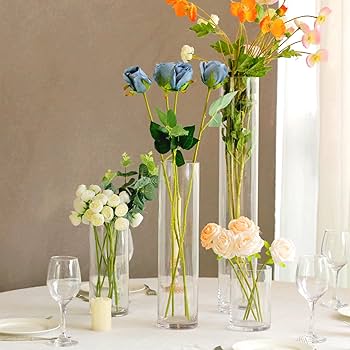O’tra FAG300E Amazon.com: Craft and Party Cylinder Glass Vase, 6 Pack 24