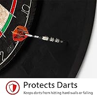 Vista 3 de Viper Defender tablero trasero y paquete de tablero de sisal/cerda para dardos de punta de acero