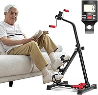 Vista 1 de Ejercitador de pedal de rodilla ajustable para personas mayores, equipo de terapia de accidentes cerebrovasculares para adultos, equipo portátil