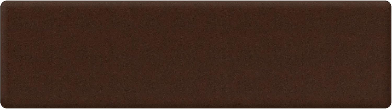 GelPro Anti Fatigue Nonslip Mat: Hard Floor Utility Mats for Garage, Patio and Kitchen - 20" x 72" x .5" - Leather Grain Cranberry