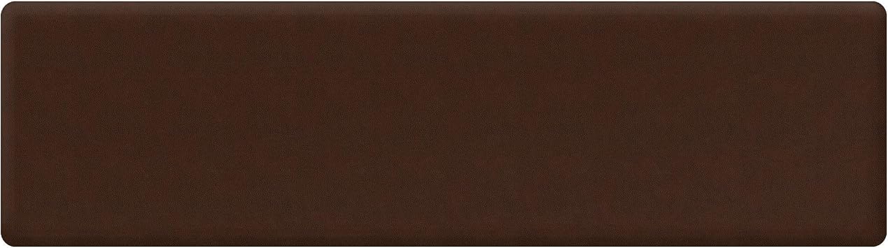 GelPro Anti Fatigue Nonslip Mat Hard Floor Utility Mats for Garage, Patio and Kitchen - 20" x 72" x .5" - Leather Grain Truffle