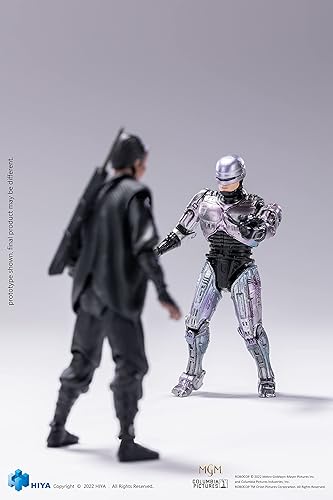 Miniatura 3 de Hiya Toys Robocop 3: Robocop vs Otomo PX Edition 1:18 Escala exquisita mini figura de acción de dos unidades, multicolor