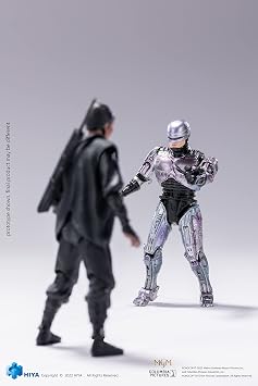 Hiya Toys Robocop 3: Robocop vs Otomo PX Edition 1:18 Scale Exquisite Mini Action Figure Two-Pack, Multicolor