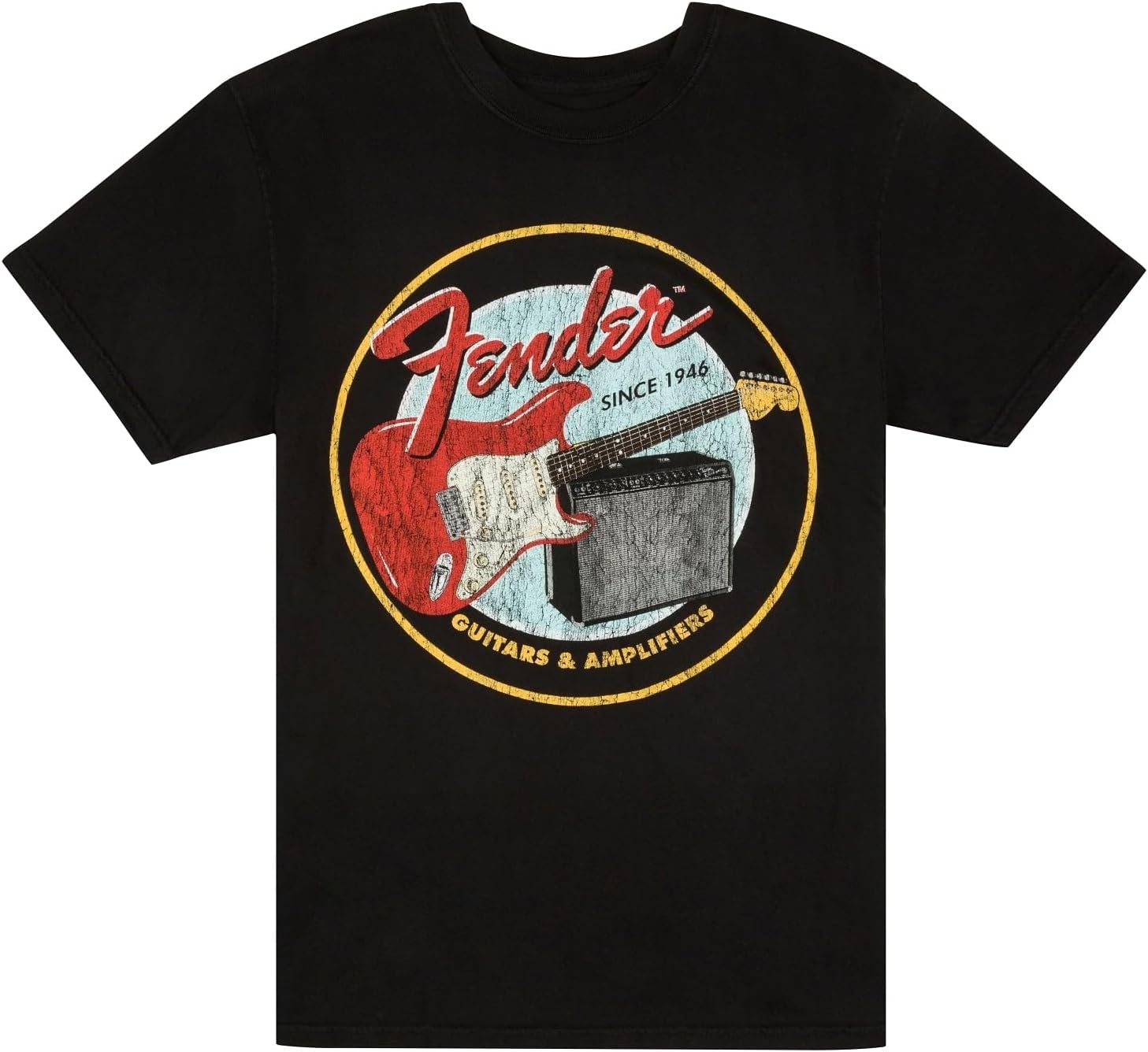 Fender 1946 Guitars & Amplifiers T-Shirt, Vintage Black, L
