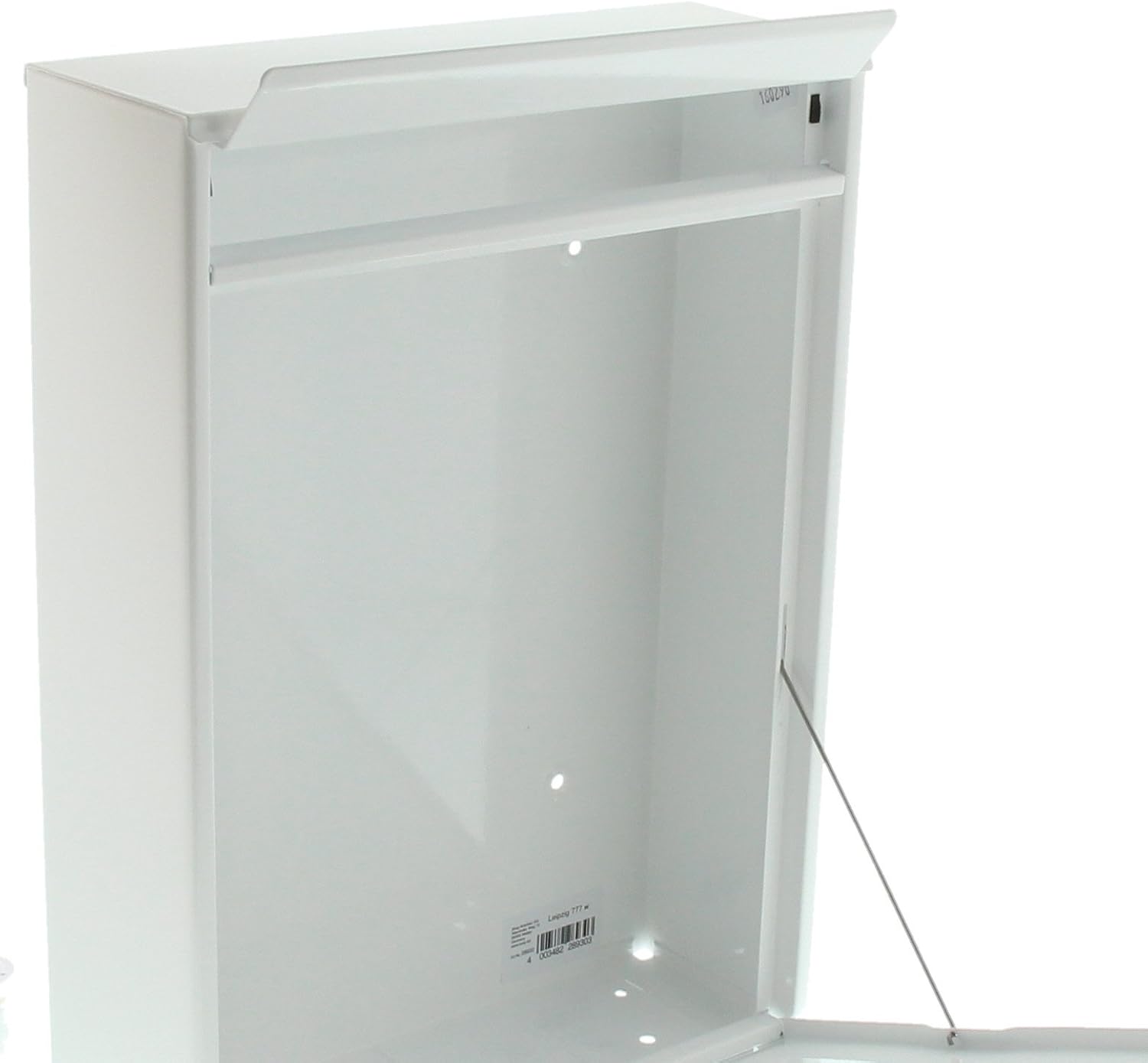 Burg-Wächter Leipzig 777 W Bag Protector Alert SE-0294 Letter Box Installations for Wall Mounting, 397x284x104, (HxBxT), White
