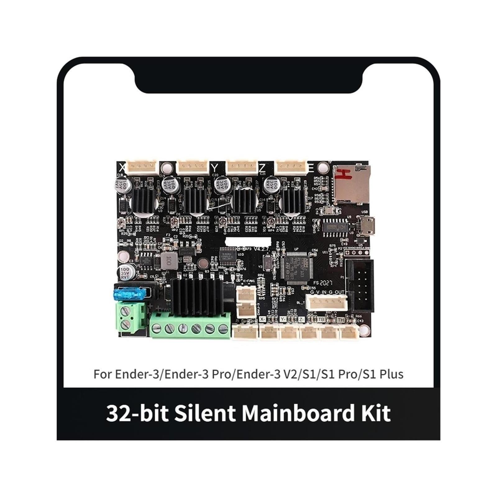 Carte mère silencieuse 32 bits compatible avec Creality Ender 3 V2 S1