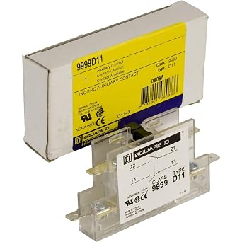 SCHNEIDER ELECTRIC 9999D11 -Square D 1 N/O 1 N/C AUXILIARY CONTACT