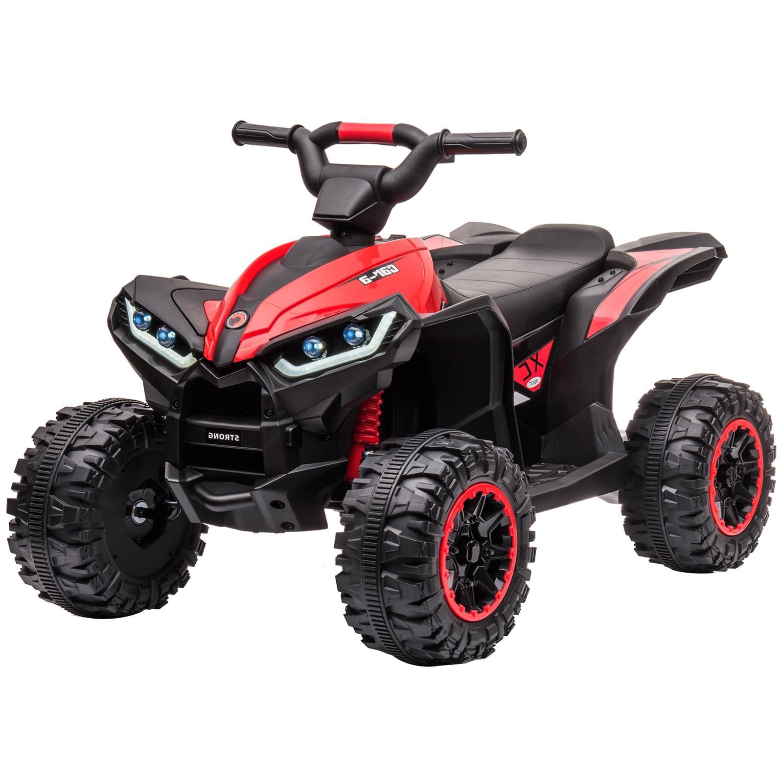 12V Kids Electric ATV Quad Bike with Remote Control, Ages 3-8, Red