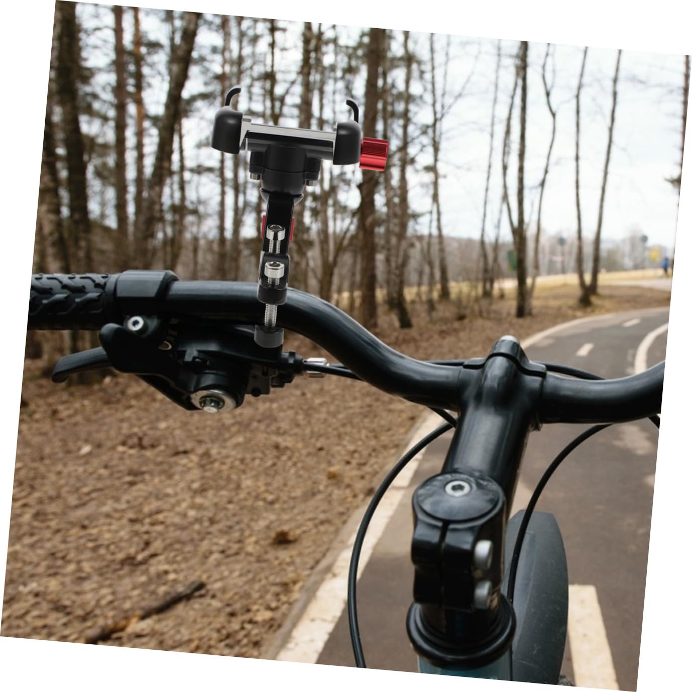 Hemobllo Supporto Per Telefono Da Bicicletta Supporto Girevole e Regolabile Realizzato in Materiale Facile Da Installare e Fissare Telefono Proteggendo