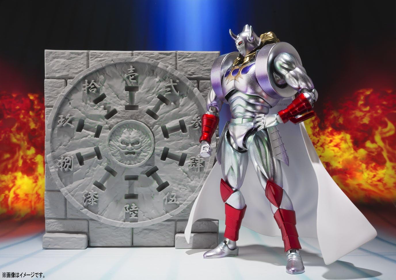 TAMASHII NATIONS Kinnikuman: Akuma Shogun Original Color Edition S.H.Figuarts Action Figure by Bandai