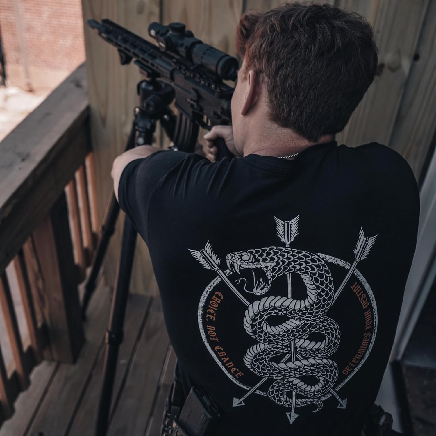 Savage Tacticians Choice, Not Choice Men’s Tee - Military Inspired Tactical Shirt, Premium Cotton Blend for Casual Comfort