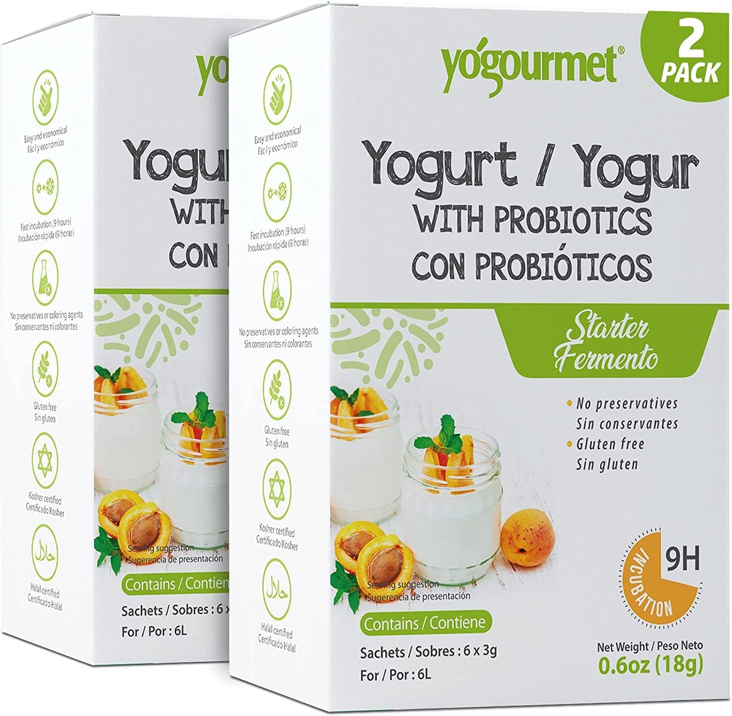 Yogourmet Casei Bifidus Acidophilus Probiotic Yogurt Starter, 1 Ounce