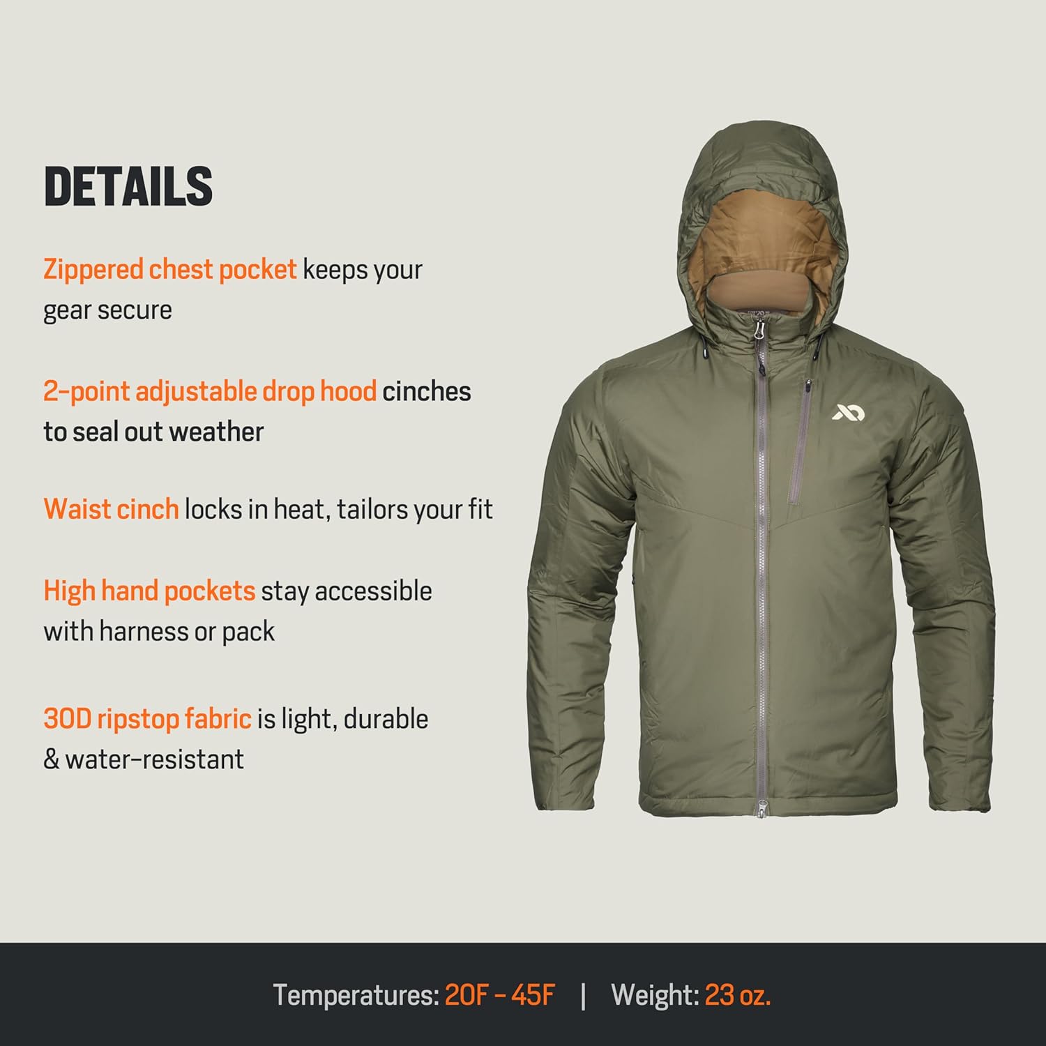 First Lite Men's North Range Puffy Jacket