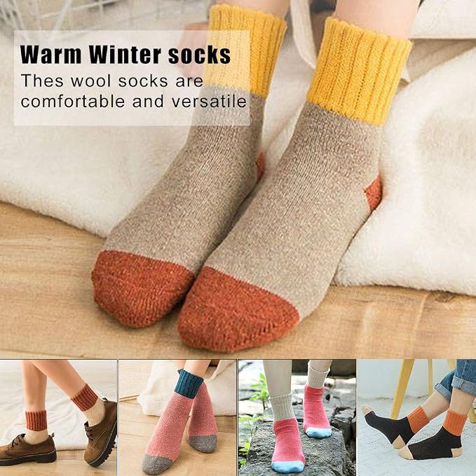 Women's Ethnic Vintage Socks | Premium Combed Cotton Warm | Retro